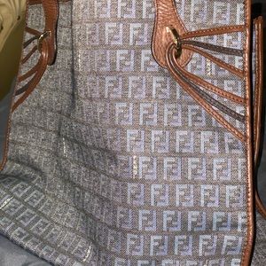 Authentic Denim Fendi Purse.